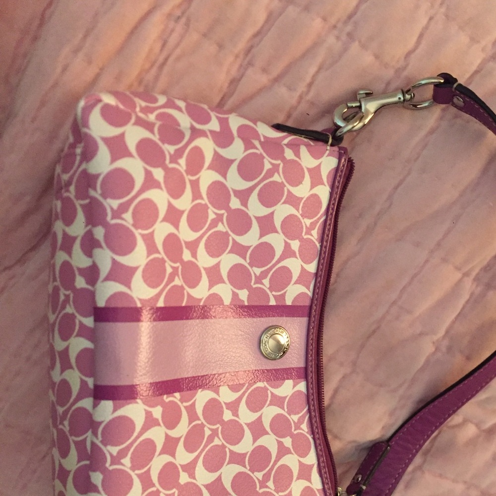Pink Coach Purse